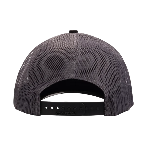 Back View of Benjamin Trucker Hat Grey BENH02