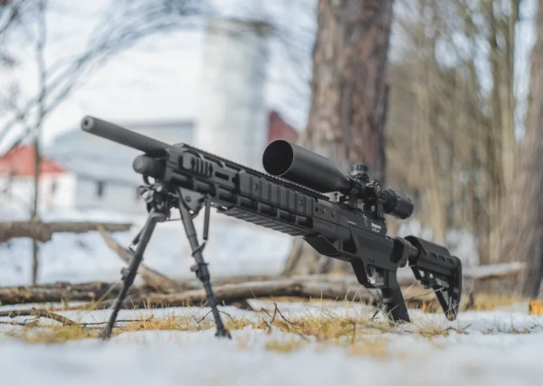 Benjamin Armada Kit BTAP22SX Lifestyle Sitting Outside in Snowy Field