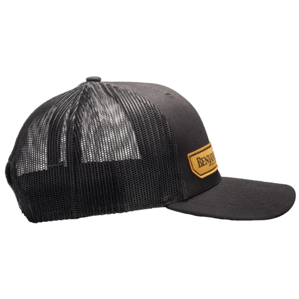 Benjamin Trucker Hat (Black) - Image 3
