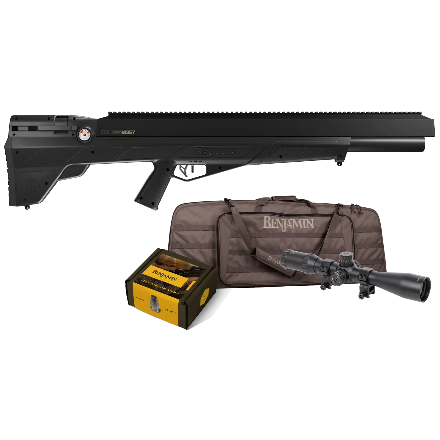 Benjamin Bulldog M357 PCP Air Rifle Kit