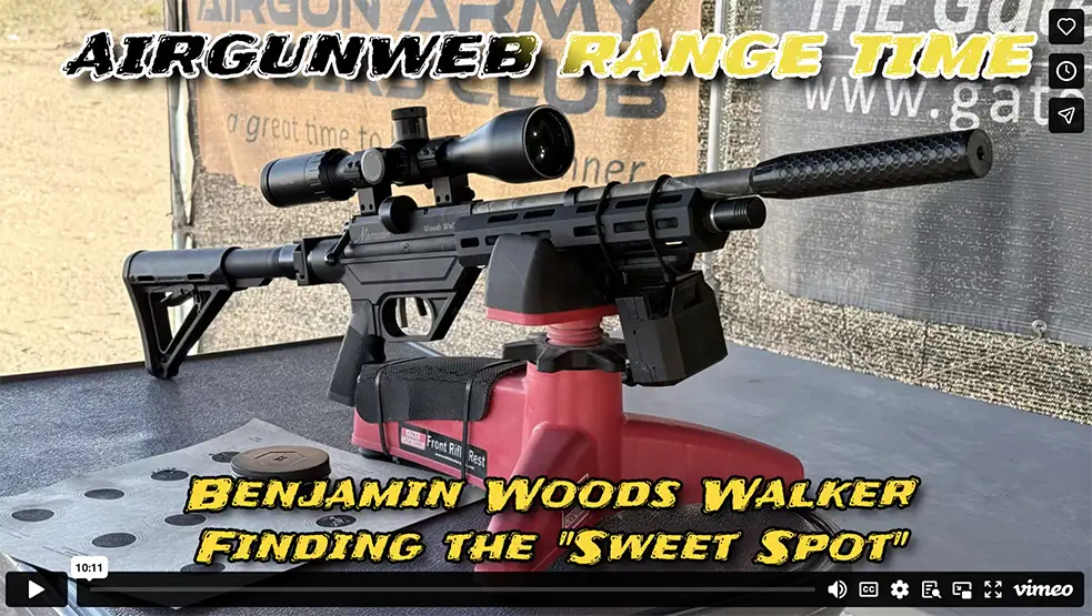 Benjamin Woods Walker sweet spot setup with P-Rod conversion